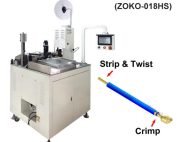 Single Head Wire Crimping Machine With Tail Stripping and Twisting