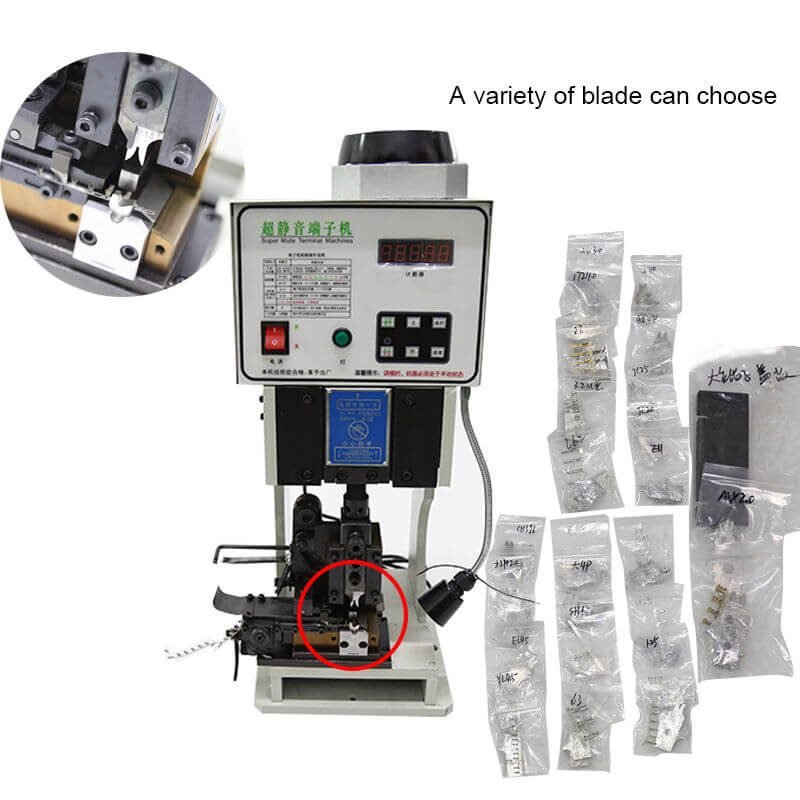 manual stripping and crimping machine chain terminals type