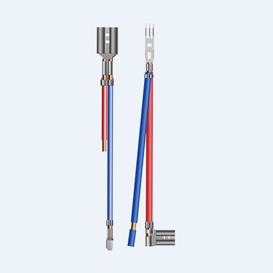 Automatic Two Wires into One Terminal Crimping Machine sample Wire