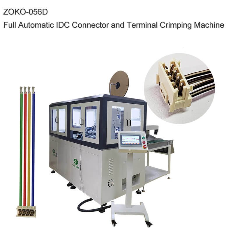 Full Automatic IDC Connector and Terminal Crimping Machine ZOKO-056D