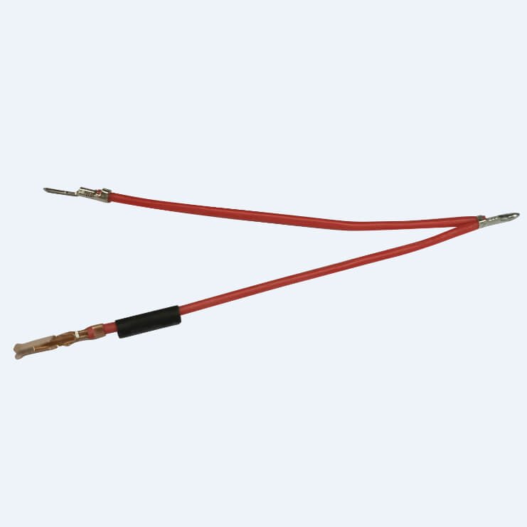 Fully-Automatic-Double-Wire-Joint-Crimping-&-Heat-Shrink-Tube-Machine-sample-wire