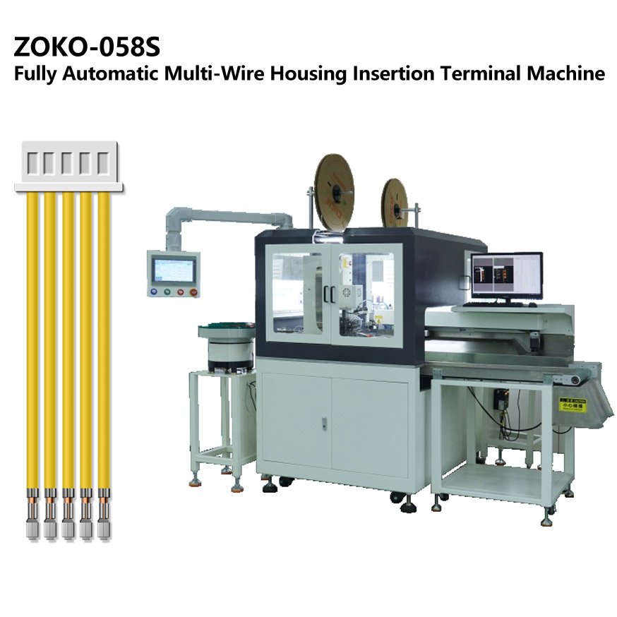 zoko-058S Fully Automatic Multi-Wire Housing Insertion Terminal Machine