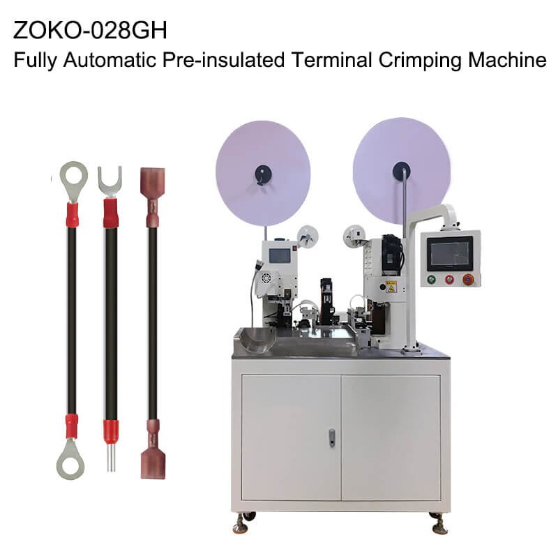 Fully Automatic Pre-insulated Terminal Crimping Machine ZOKO-028GH