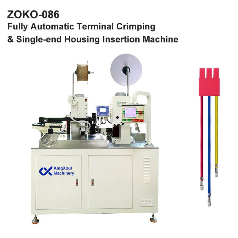 Fully-Automatic-Terminal-Crimping-Single-end-Housing-Insertion-Machine