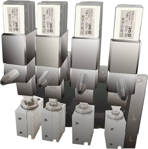Multi-wire inlet of Fully Automatic Multi-Wire Crimping, Housing Insertion, Twisting & Tinning Machine